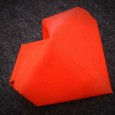 Origami 3d coeur