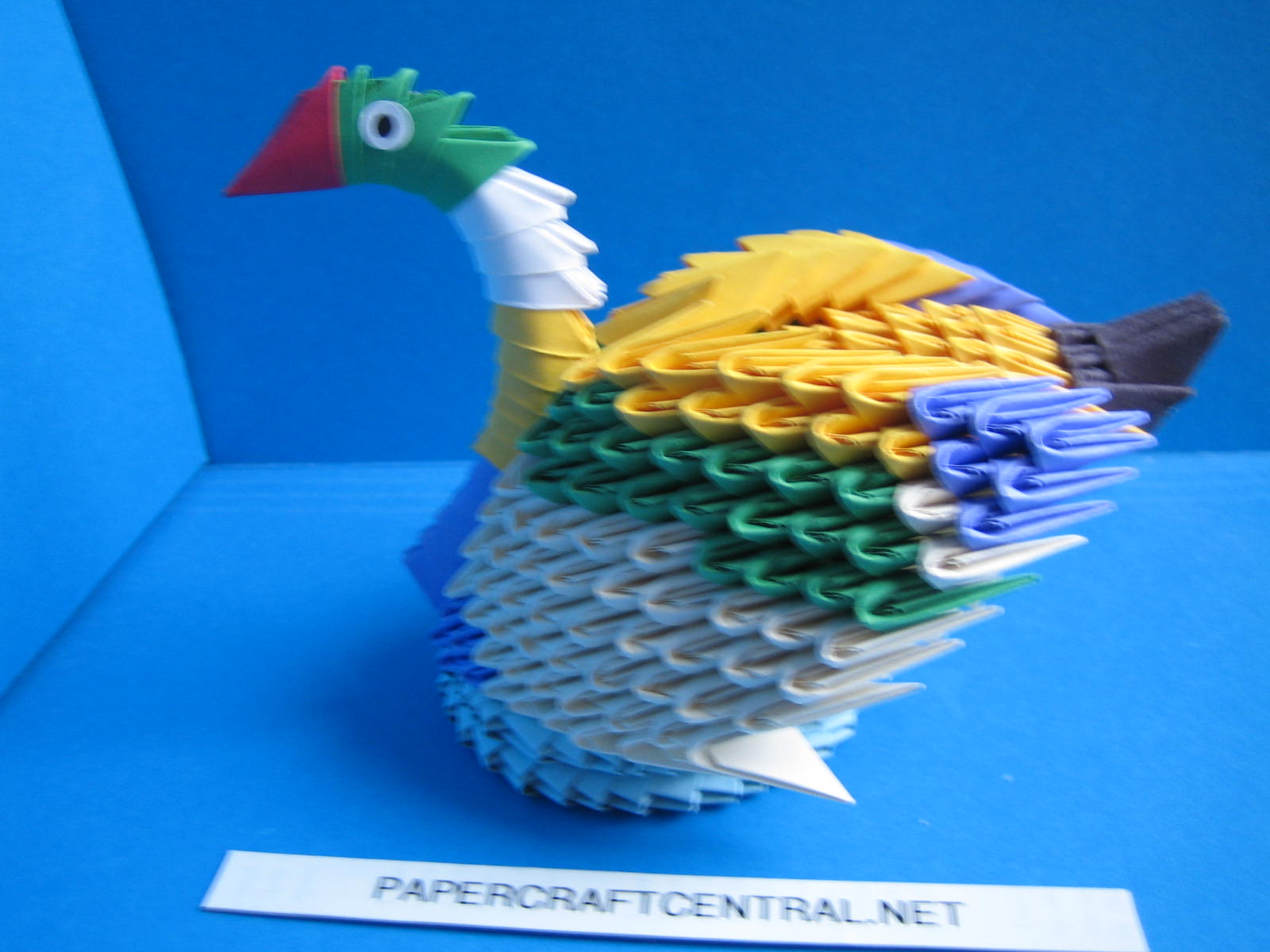 origami 3d duck