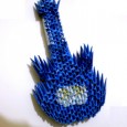 Origami 3d guitar