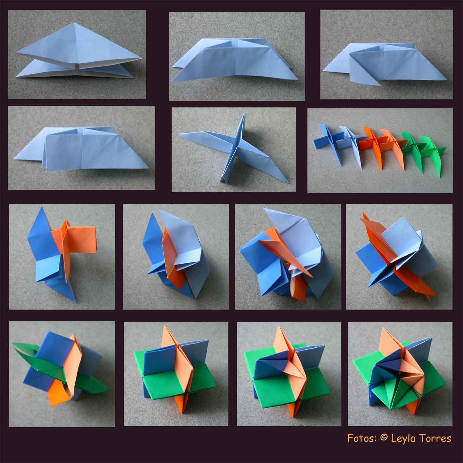 origami 3d instrucciones