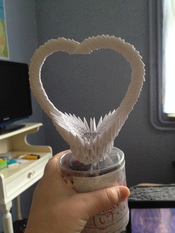 origami 3d mariage