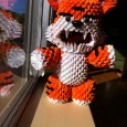 Origami 3d tiger