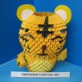 Origami 3d tigre