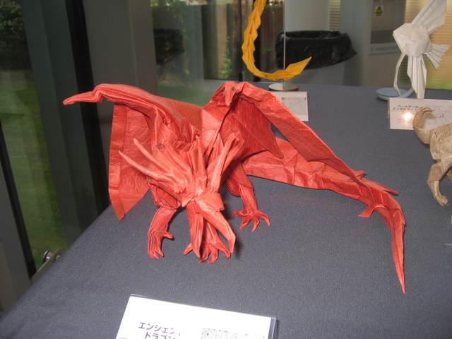 origami ancient dragon diagram