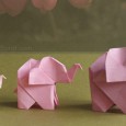 Origami animals elephant