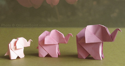 origami animals elephant