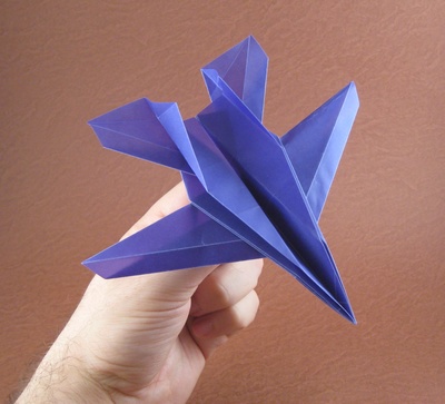 origami avion jet