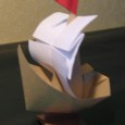 Origami bateau de pirate