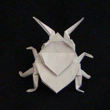 origami beetle folding instructions