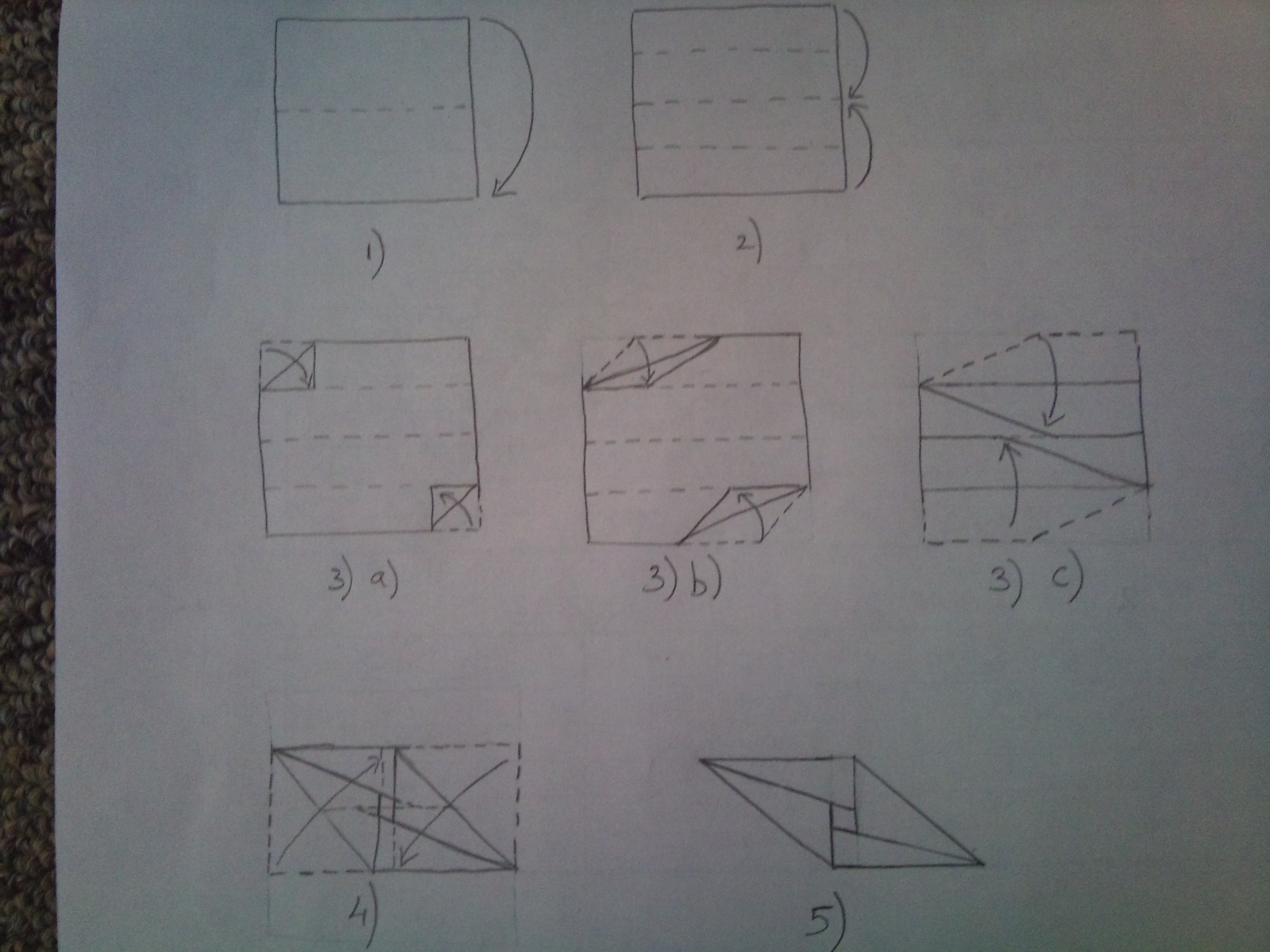 origami bike instructions