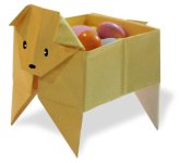 origami boite chien