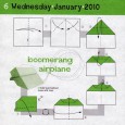 Origami boomerang instructions