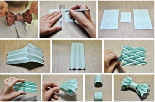 origami bow tie tutorial
