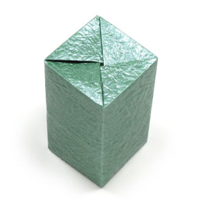 origami box rectangle