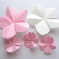 Origami cherry