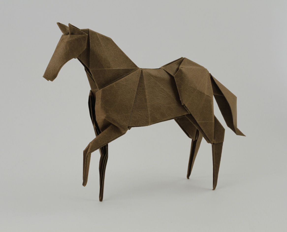 origami cheval complexe