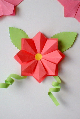 origami club flower