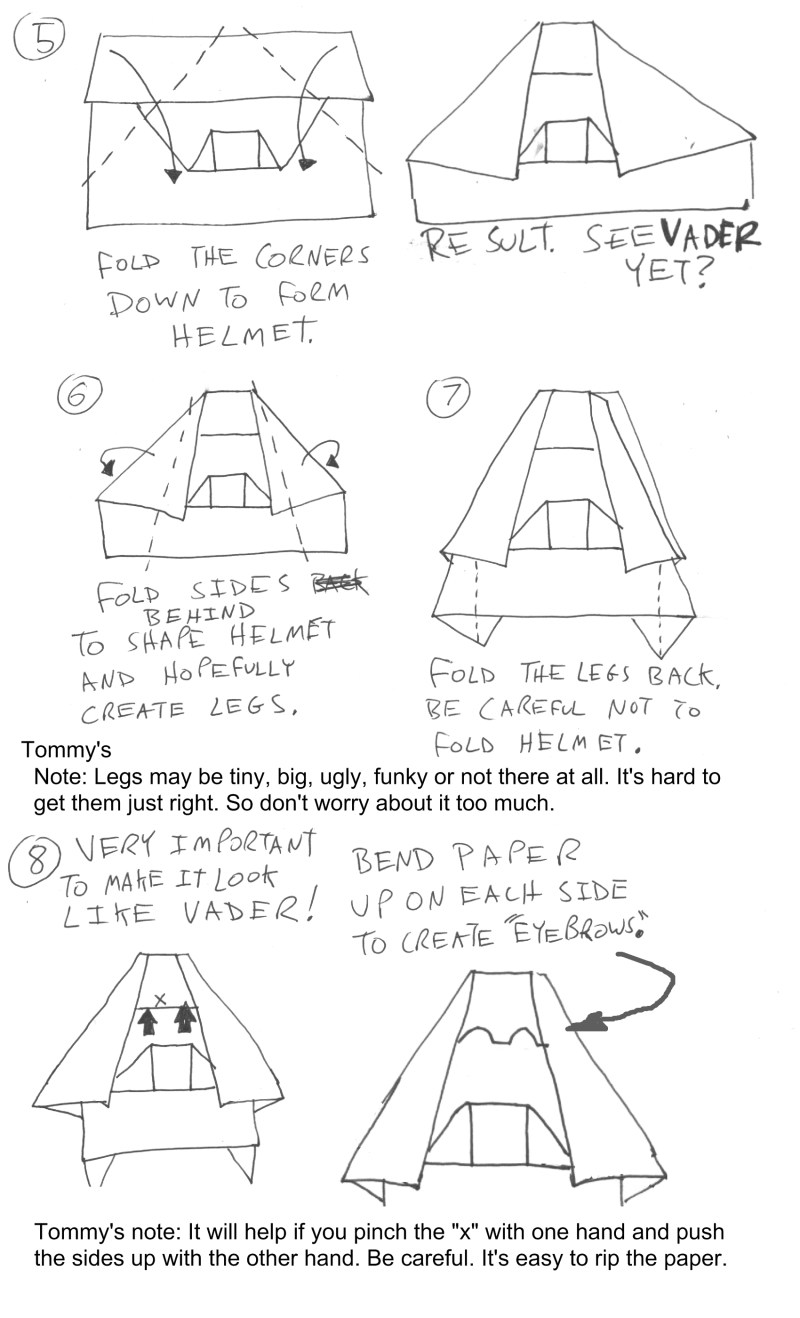origami darth vader instructions