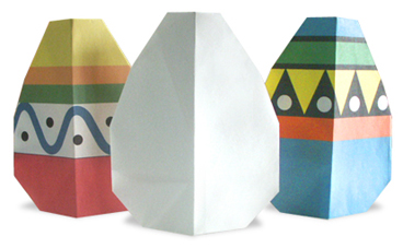 origami eggs