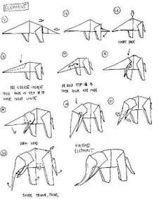 origami elephant instructions pdf