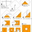 Origami envelope diagram