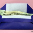 Origami envelope for money