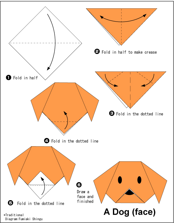 origami facil animales
