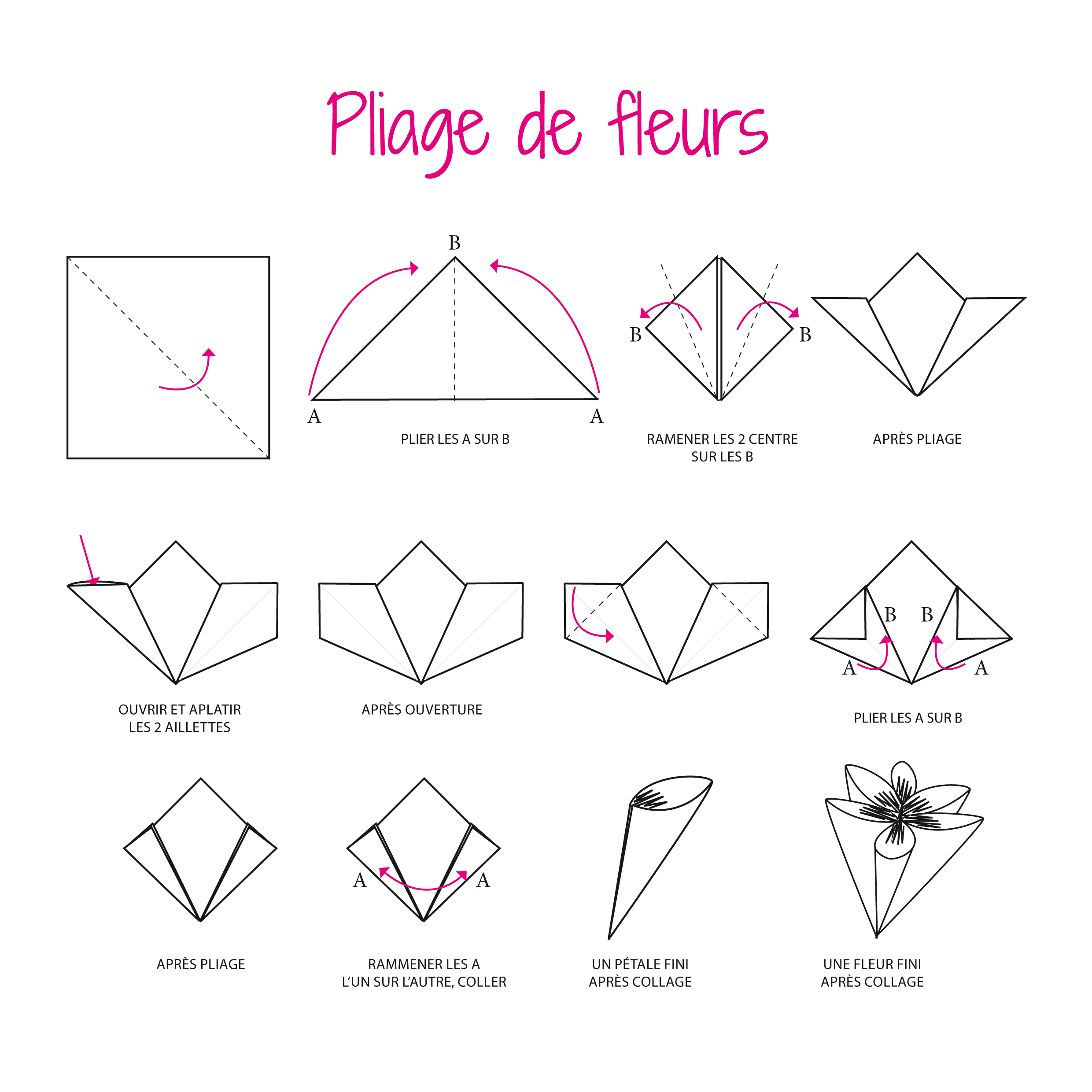 origami facile à imprimer