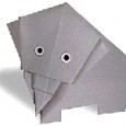 Origami facile elephant
