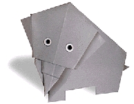 origami facile elephant