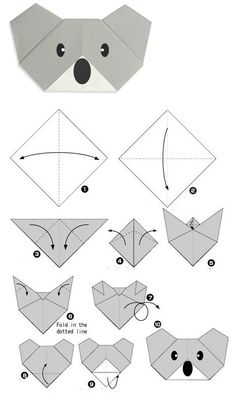 origami facile koala