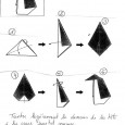 Origami facile pingouin
