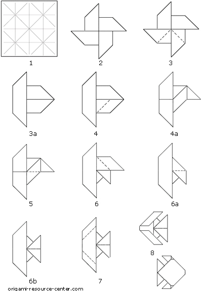 origami fish directions