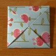 Origami flower envelope