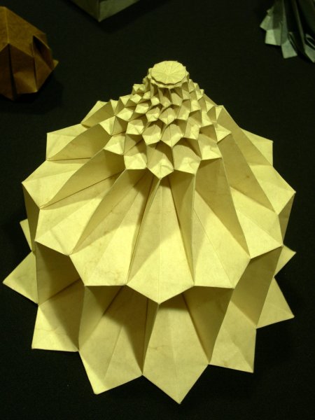 origami flower tower