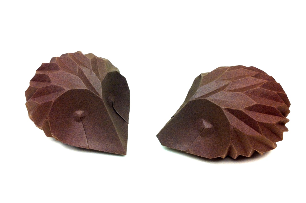 origami hedgehog instructions