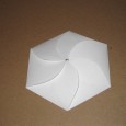 Origami hexagon envelope