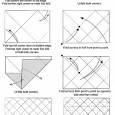 Origami lampshade diagram