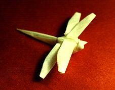 origami libellule