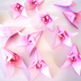 Origami lilies