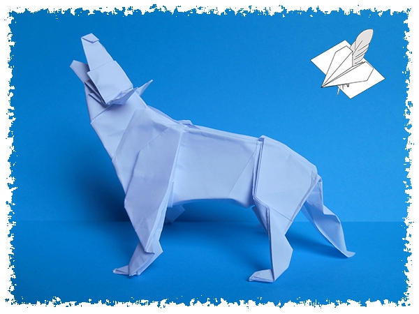 origami loup tuto