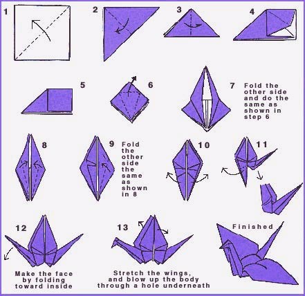 origami madár