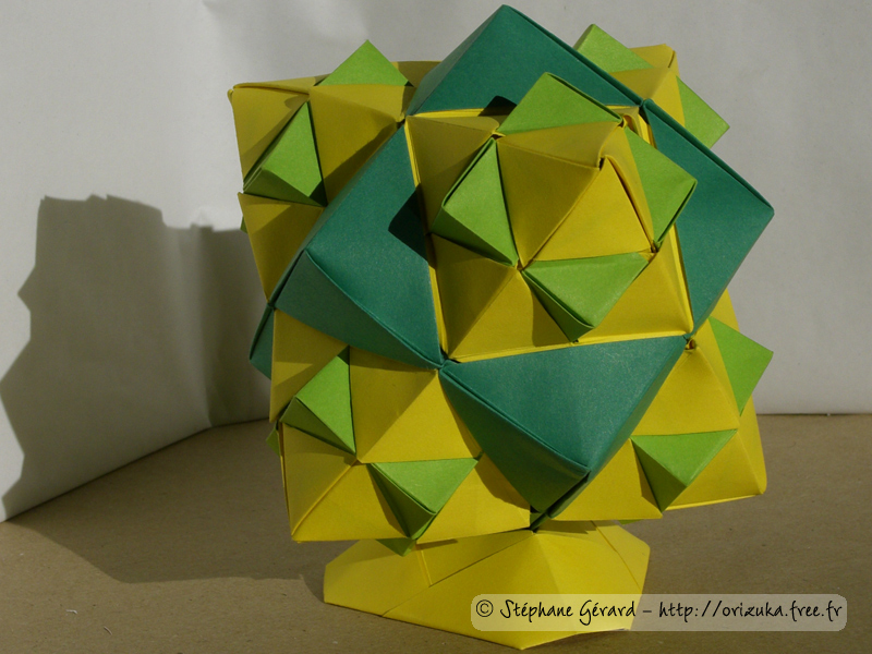 origami modulaire cube