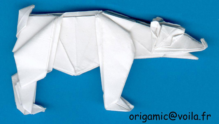 origami ours facile