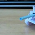 Origami paper tank