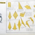 Origami parrot diagram