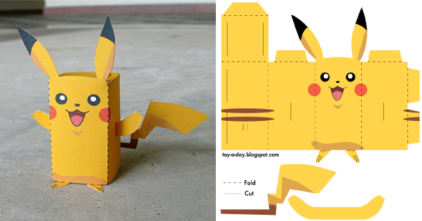 origami pikachu facile