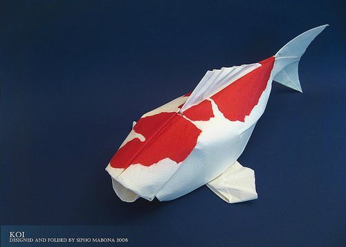 origami poisson japonais