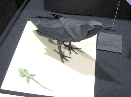 origami raven diagram