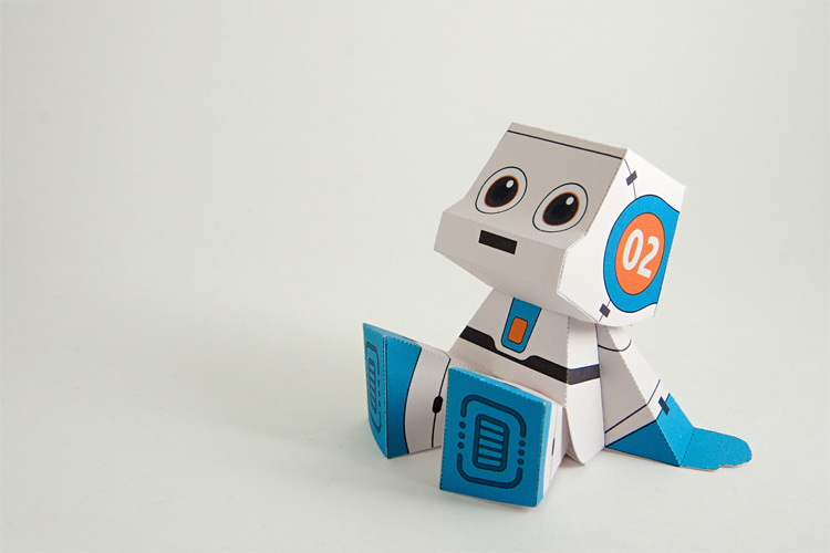 origami robot facile